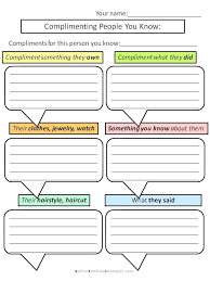 Helping Kids With Asperger S To Give Compliments Worksheets For Social Skills Teaching Teaching Social Skills Social Skills Groups Social Skills Activities