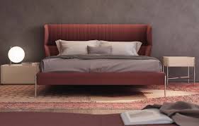 das designerbett dolly lara vermittelt durch das an den seiten nach innen gebogene kopfteil eine einladende umarmende optik designer bett bett bett ideen