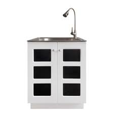 stainless steel laundry sink