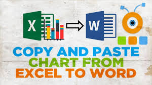How To Copy And Paste A Chart From Excel To Word
