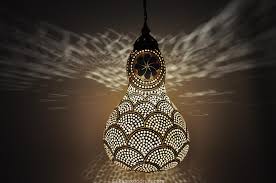 Ruzgar Gulu Avize Su Kabak Abajur Dekoratif Lamba Gourd Lamp Lamba Su Kabagi Sanat