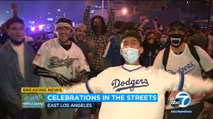 Does anyone else collect 2020 allen & ginter? Angelenos Set Off Fireworks Celebrate In Streets After Dodgers Win World Series Abc7 Los Angeles