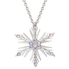 Disney X Rocklove Frozen Crystal Snowflake Pendant Crystal Snowflakes Snowflake Pendant Crystals