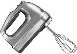 The kitchenaid 9 speed hand mixer includes stainless steel turbo beaters, whisk, dough hook, and blending rod so you can us it for a variety of mixing and blending tasks. Kitchen Aid 9 Speed Hand Mixer Kitchenaid Contour Silver Amazon De Home Kitchen