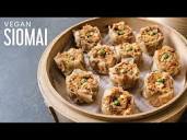 Vegan Tofu & Mushroom Siomai or Shu Mai - The Foodie Takes Flight