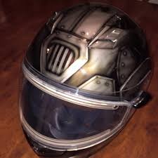 And be sure to check back often for cool new snowmobile helmet models and the latest graphic design releases for the upcoming season. Custom Airbrushed Modular Helmet Polaris Snowmobiling Helmet Badass Airbrush Effects Metal Look Robotic With Custom Airbrushing Airbrush Airbrushed Helmets