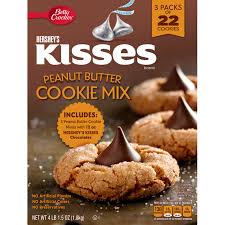 Hershey's kiss cookies are the perfect combo of chewy chocolate cookie and hershey kiss candies. Betty Crocker Hershey S Kisses Peanut Butter Cookies Mix 4 Lb Instacart