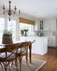 Simple Summer Decorating Lightening Things Up With Blue And White Country Kitchen Designs Country Kitchen Tables French Country Kitchens