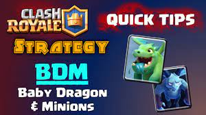 Clash Royale Baby Dragon And Minions Bdm Strategy Deck Combo Clash Royale Quick Tips Youtube