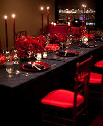 Schools out, time to party. Real Stories Crimson Blue Graduation Dinner For Kara Dinner Party Themes Dinner Party Decorations Dinner Party Table