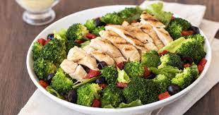 Healthy Chicken Broccoli Salad With Parmesan Dressing Recipe Hungry Girl