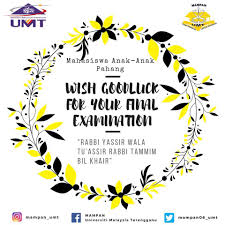 Daftar isi makna allahumma yassir wala tu'assir dan artinya doa ketika menghadapi kesulitan yang benar apa arti dari kalimat allahumma yassir wala tu'assir ? Mampan Universiti Malaysia Terengganu Dimulakan Dengan Bismillahirrahmanirrahim Dan Doa Rabbi Yassir Wala Tu Assir Rabbi Tammi Bil Khair Diakhiri Dengan Alhamdulillah Kami Dari Mahasiswa Anak Anak Pahang Wish U All The Best For