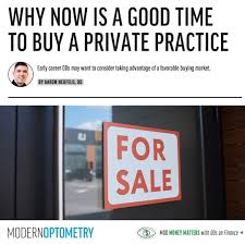Acquiring a private optometry practice is a significant career move that  can provide stability, growth opportunities, a financial cushion, and a  rewarding professional path. Of course, purchasing a practice is a major