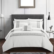 Get the lowest price on your favorite brands at poshmark. Chic Home Mason 8 Piece Hotel Collection Applique Comforter Set Overstock 22747069
