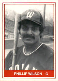 1982 Waterloo Indians TCMA #13 Phillip Wilson Cerritos California Baseball  Card