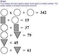 Fill in the numbers 1 to 9 so that they add up to the clue numbers. Free Equation Unknown Puzzles Edhelper Com
