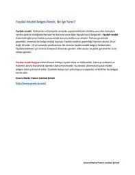 Calameo Faydali Model Belgesi Nedir