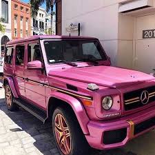 Designer Community On Instagram Rose G Class Designercommunity In 2020 Pink Car Mercedes Car Mercedes