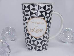White mug gift box measures 4in long x 4in wide x 4in tall. Coffee Cup In Gift Box Porcelain For Retailers Sale Deluxe By Mjs