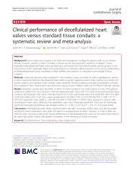 Dr mick o'keeffe show profile. Pdf Clinical Performance Of Decellularized Heart Valves Versus Standard Tissue Conduits A Systematic Review And Meta Analysis