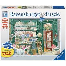 Sold and shipped by toynk. Ravensburger 300 Piece Puzzle Large Format Flower Shop The Rocking Horse Toys