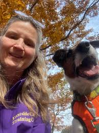 This is my buddy after a seven mile hike in Letchworth State Park! The  smile says it all!