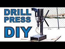 16 Homemade Steel Drill Press Stand Diy Youtube Drill Press Diy Drill Press Stand Drill Press