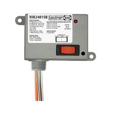 When voltage is applied ti its coil, a a lot of rib relays have two coil voltages; Functional Devices Rib Rib2401sb Enclosed Relay 20amp Spst No Over At Controls Central
