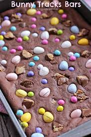 Bunny Tracks Bars I Dig Pinterest Recipe Kid Desserts Easter Desserts Recipes Easter Dessert