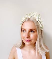 Vintage Wax Wedding Headpiece