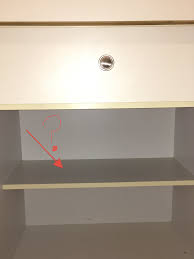 However, there are ways to can make your own built in shelves. Remove Permanent Shelf In Cabinet From 90 S Multi Tool Or Something Else Diy