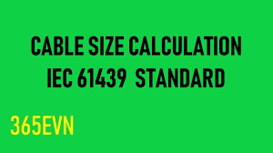 Cable Size Calculation Busbar Size Calculation According Iec Standard 365evn