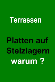 Plattenlager Warum Stelzlager Terrassenbau Terrassen Platten