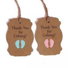 Real baby showers baby shower ideas diy showers vendor guide about contact rss diy shower: Thank You For Coming Kraft Paper Tag Boy Baby Shower Gift Tags Birthday Party Diy Candy Box Label Buy From 6 On Joom E Commerce Platform