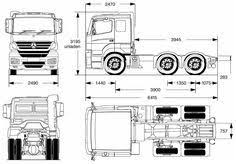 Mercedes Benz Axor Blueprint Blueprints Commercial Vehicle Trucks