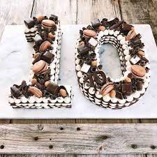 How To Make A Chocolate Icebox Number Cake Simple Bites Recipe Number Birthday Cakes Number Cakes Chocolate Wafers