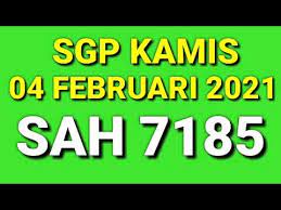 Prediksi Sgp Kamis 4 Februari 2021 Prediksi Sgp Hari Ini Togel Sgp 4 Februari 2021 Youtube