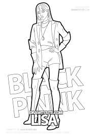 Tigger para colorear, dibujos animados para colorear: How To Draw Lisa Black Pink Draw It Cute Blackpinkindonesia Blackpinkinyoura Dibujos Para Colorear Gratis Bts Para Dibujar Imprimir Dibujos Para Colorear
