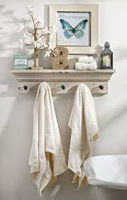 How To Decorate Using A Wall Shelf With Hooks My Kirklands Blog Wall Shelf With Hooks Bathroom Wall Shelves Wall Shelves