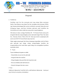 Beliau berjuang untuk mengangkat derajat perempuan indonesia, salah satu perjuangannya adalah melalui. Proposal Kartinian Pdf