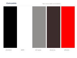 The site features nine examples of when the neutral colors completely killed it and proved to be not only the epitome of sophistication, but also fun and exciting. Black White Gray Woody Brown Red Color Scheme Icolorpalette