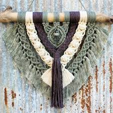 Painel Em Macrame By Honaleestudio Macrame Patterns Macrame Design Macrame Knots