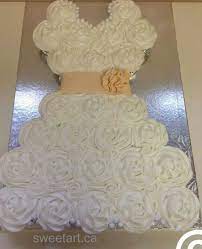 Pin By Zulfiye On Wedding Ideas Bridal Shower Cupcakes Wedding Dress Cupcakes Wedding Dress Cake