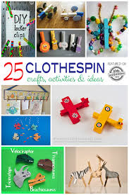 So here we bring you 15 creative & fun activities for preschoolers. 25 Wooden Clothespin Crafts Activities Ideas