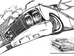 Art ■ lowrider ■ gangster ■ homie. Easy Lowrider Art Drawings Novocom Top