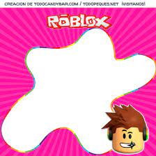 Juegos de roblox para niñas gratis : Kit Imprimible Roblox Rosa Descarga Gratis Todo Candy Bar