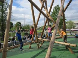 Jubilee Gardens Playground For Kids 11 Or Younger A Incredibly Irregular Balancing Act Jubilee Gardens Playground Kids Backyard Playground