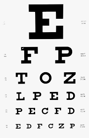 Identify a line on the chart you can comfortably read. Snellen Eye Chart Hd Png Download Transparent Png Image Pngitem