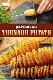 Parmesan Tornado Potato Follow The Recipe Video On The Youtube Channel How Tasty And Learn How To Make These Amaz Fair Food Recipes Potato Side Dishes Recipes