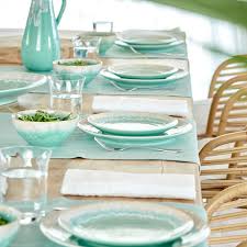 Taormina Aqua Pitcher Relish Decor In 2020 Stoneware Dinnerware Dinnerware Sets Dinnerware